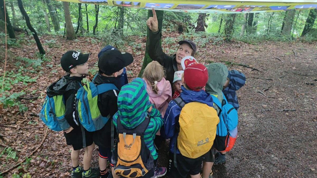Konzentriert und aufmerksam hörten die Kinder den Ausführungen zu. vha (2)