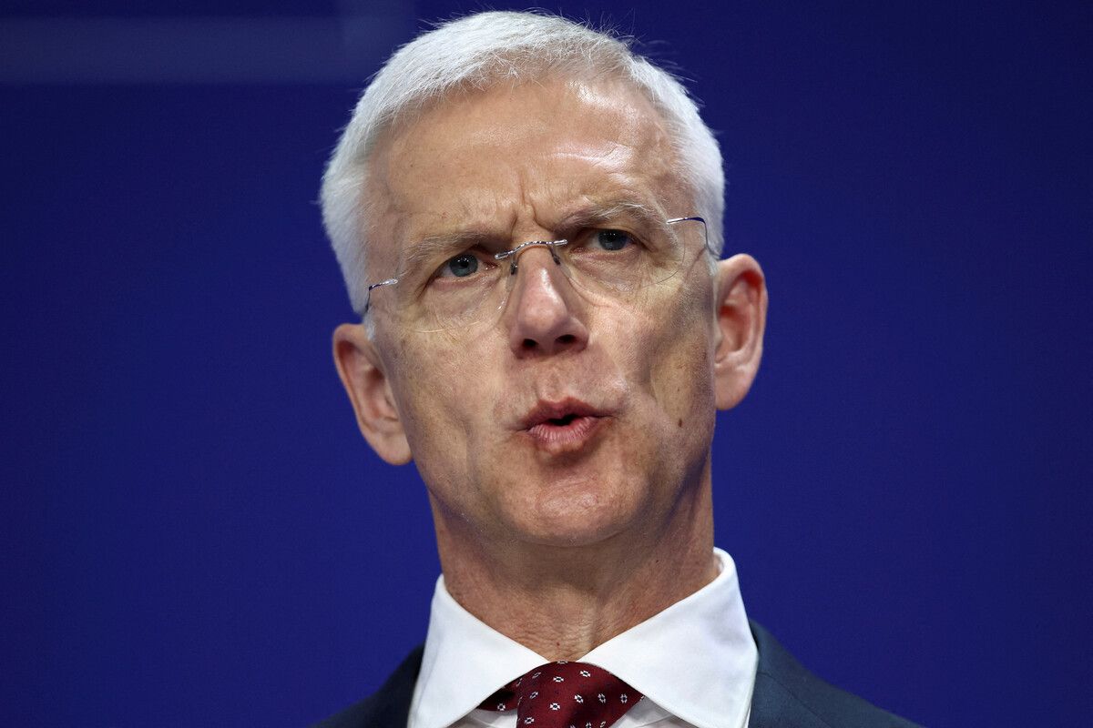 Krisjanis Karins bleibt geschäftsführend im Amt.Reuters