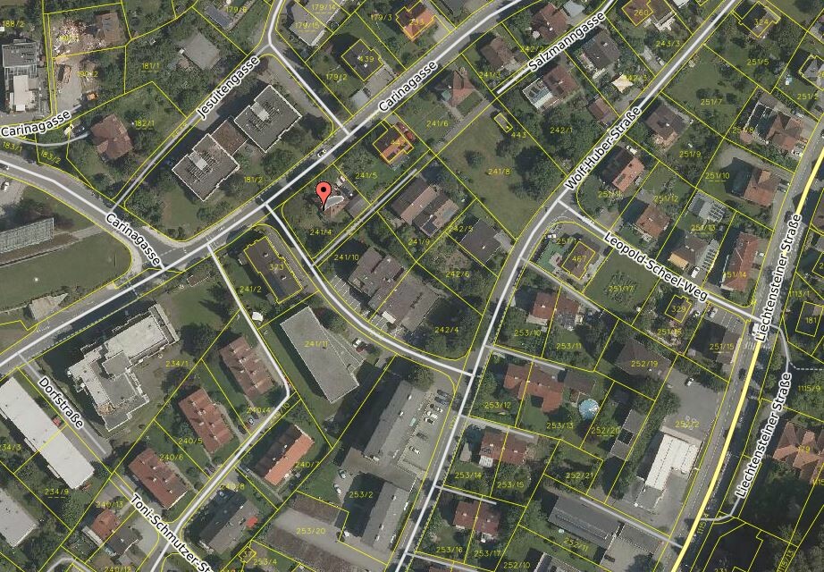 © Land Vorarlberg: data.vorarlberg.gv.at, BEv (DKM); maps4news