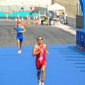 Pauger beim Jannersee-Triathlon am Start
