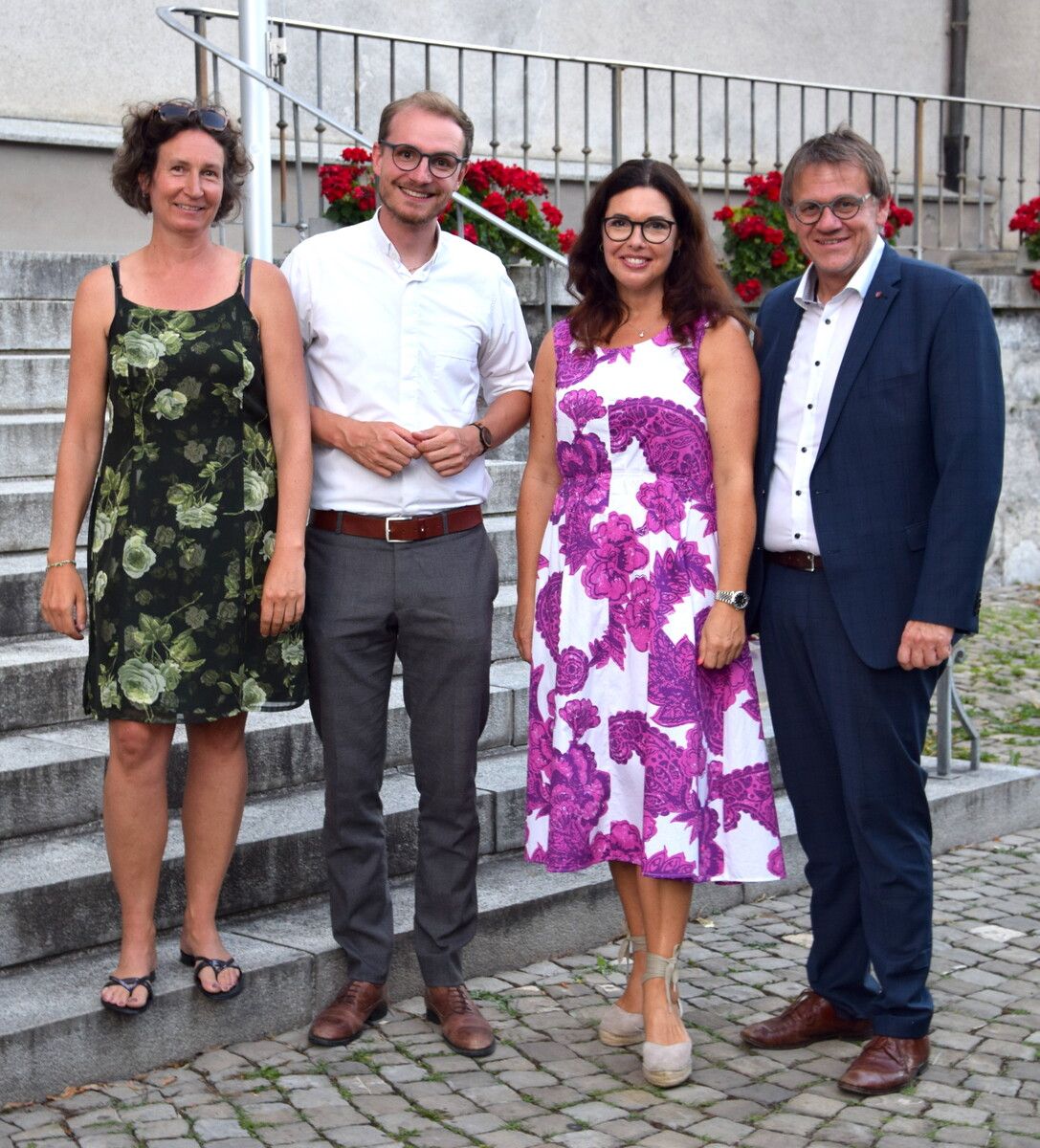 Martina Brandstetter, Mathias Bitsche, Andrea Mallitsch und Christoph Thoma.