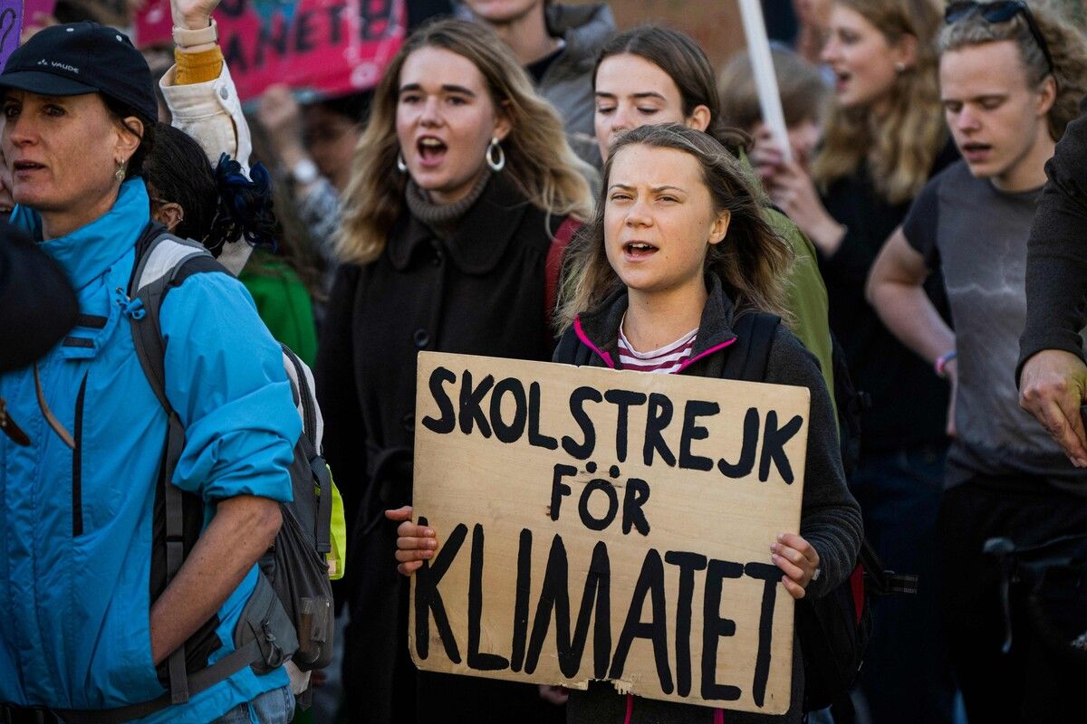 Mit ihrem „Schulstreik fürs Klima“ erlangte Klimaaktivistin Greta Thunberg weltweites Aufsehen.AFP