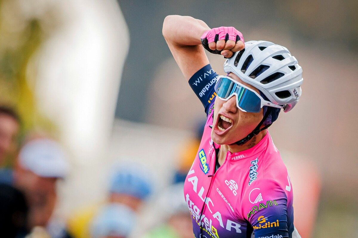 Niemals aufgeben ist das Motto der jungen Radsportlerin Fariba Hashimi.afp