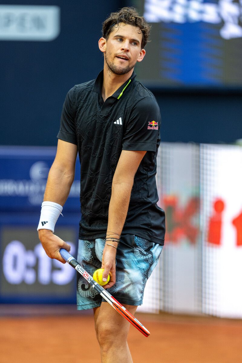 Noch ist ungewiss, ob Dominic Thiem bei den US Open aufschlagen wird.gepa
