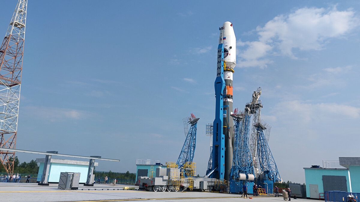 Russland will mit der ersten Mondmission den Bau einer Raumstation vorbereiten. RTS