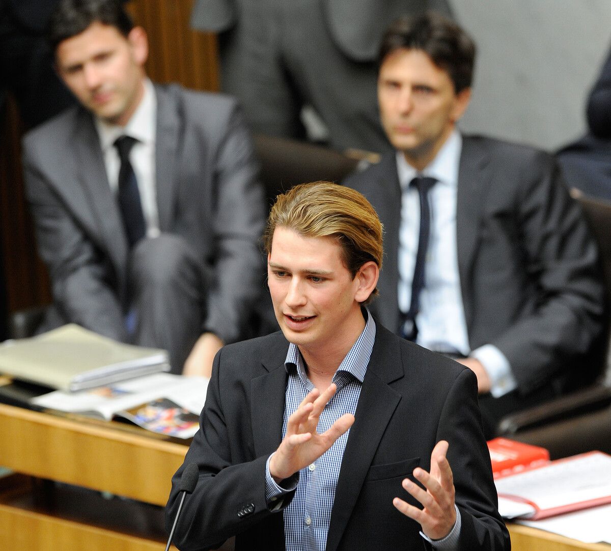Sebastian Kurz wurde 2011 zum Staatssekretär angelobt.APA