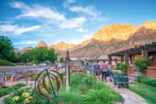 Springdale lebt hauptsächlich von Touristen, die den Zion Canyon besuchen.