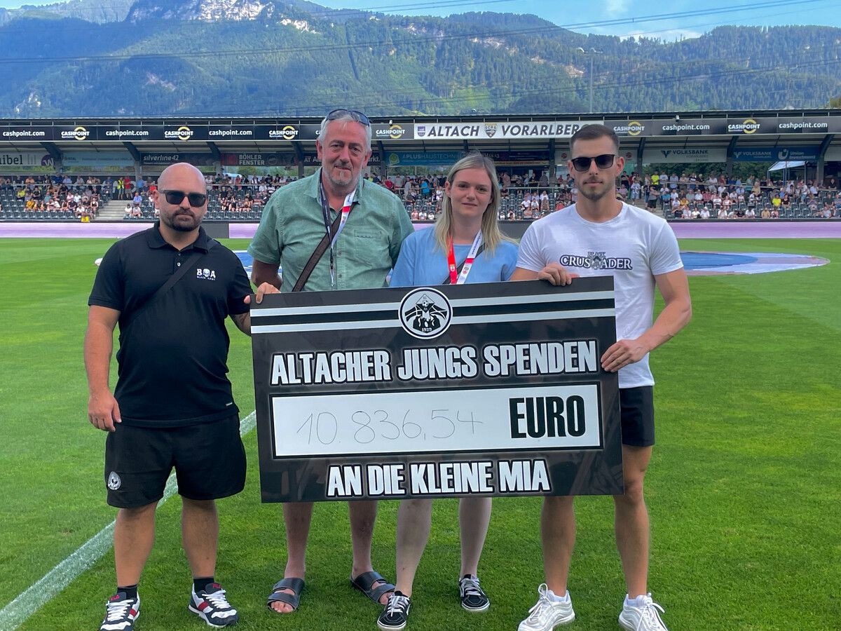 Tolle Aktion der Altacher Jungs.