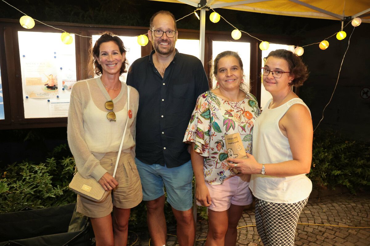 Tostner-Freunde-Vorstand: Obfrau Bianca Lins mit Uli, Vizeobfrau Wilma Lins und Martina Ferran.