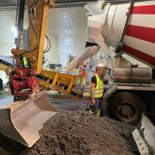 Hochbetrieb auf Großbaustelle
