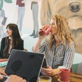Virtuelles Kaffee-Treffen mit ländlejob