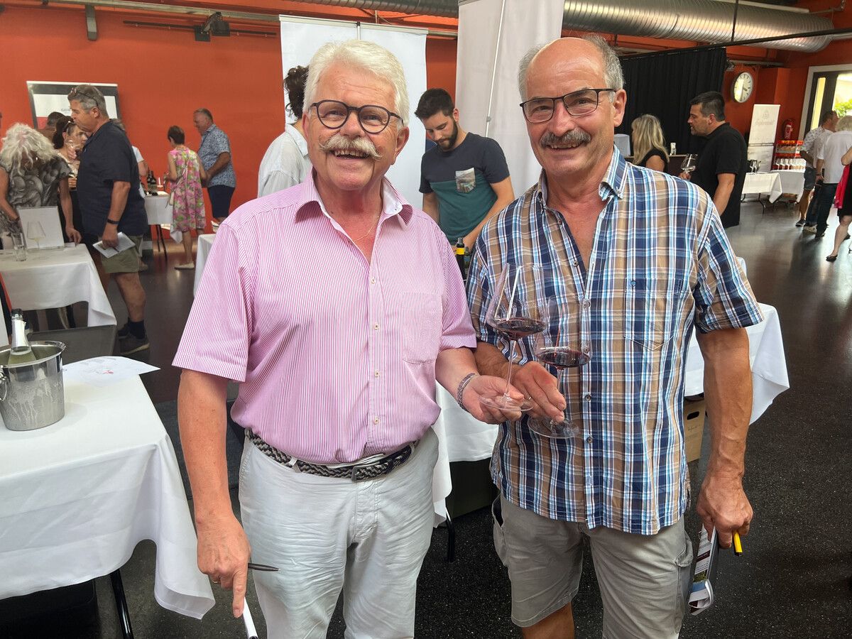 Willi Hirsch und Toni Mennel (Krumbacher Stuba).