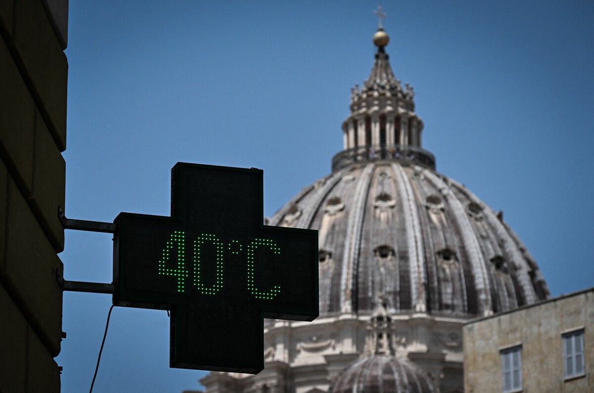 Am 19. Juli kletterte das Thermometer in Rom auf 40 Grad. AFP