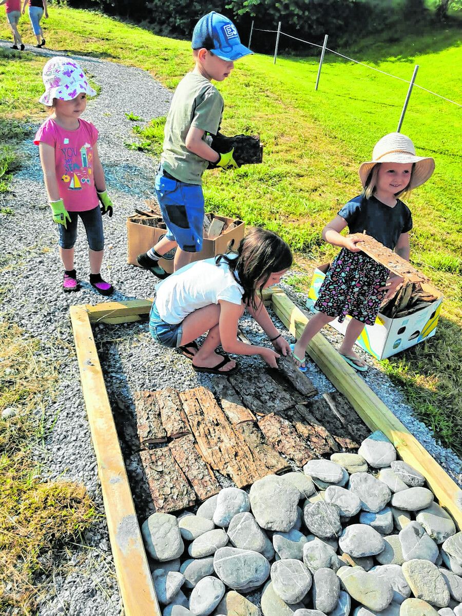 Auch die Kinder waren mit Eifer bei der Sache.