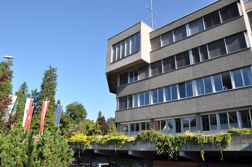 Das Erscheinungsbild des Rathauses ist derzeit eher von Wildwuchs geprägt. Das soll sich in den nächsten Tagen ändern.Stadt Bludenz