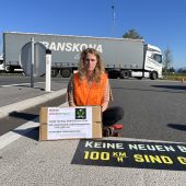 Klimakleber legten zum Messestart Verkehr lahm