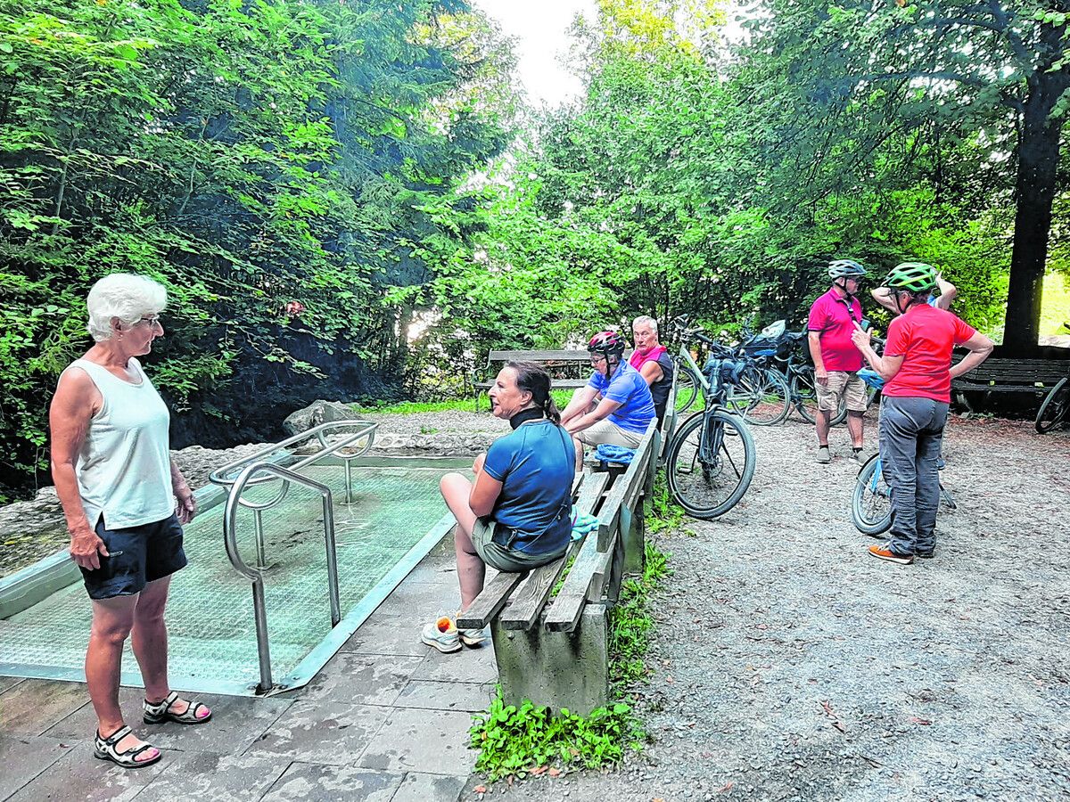 Der perfekte Stopp ist die Wassertrete Loger Rankweil.PVÖ Feldkirch