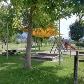 Spielplatz wegen  Umbau gesperrt