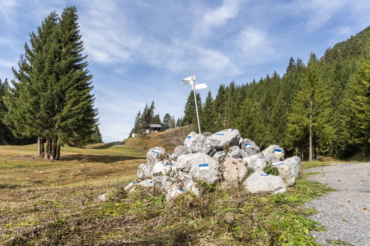 Die alpinen Kunstwerke schmiegen sich in die Landschaft ein.Agnes Ammann