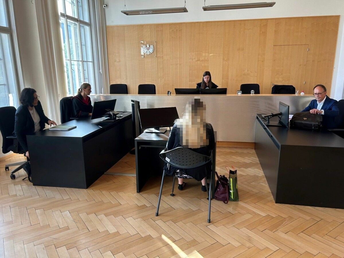 Die Angeklagte bei der Einzelrichterverhandlung: „Bin unschuldig.“vn/GS