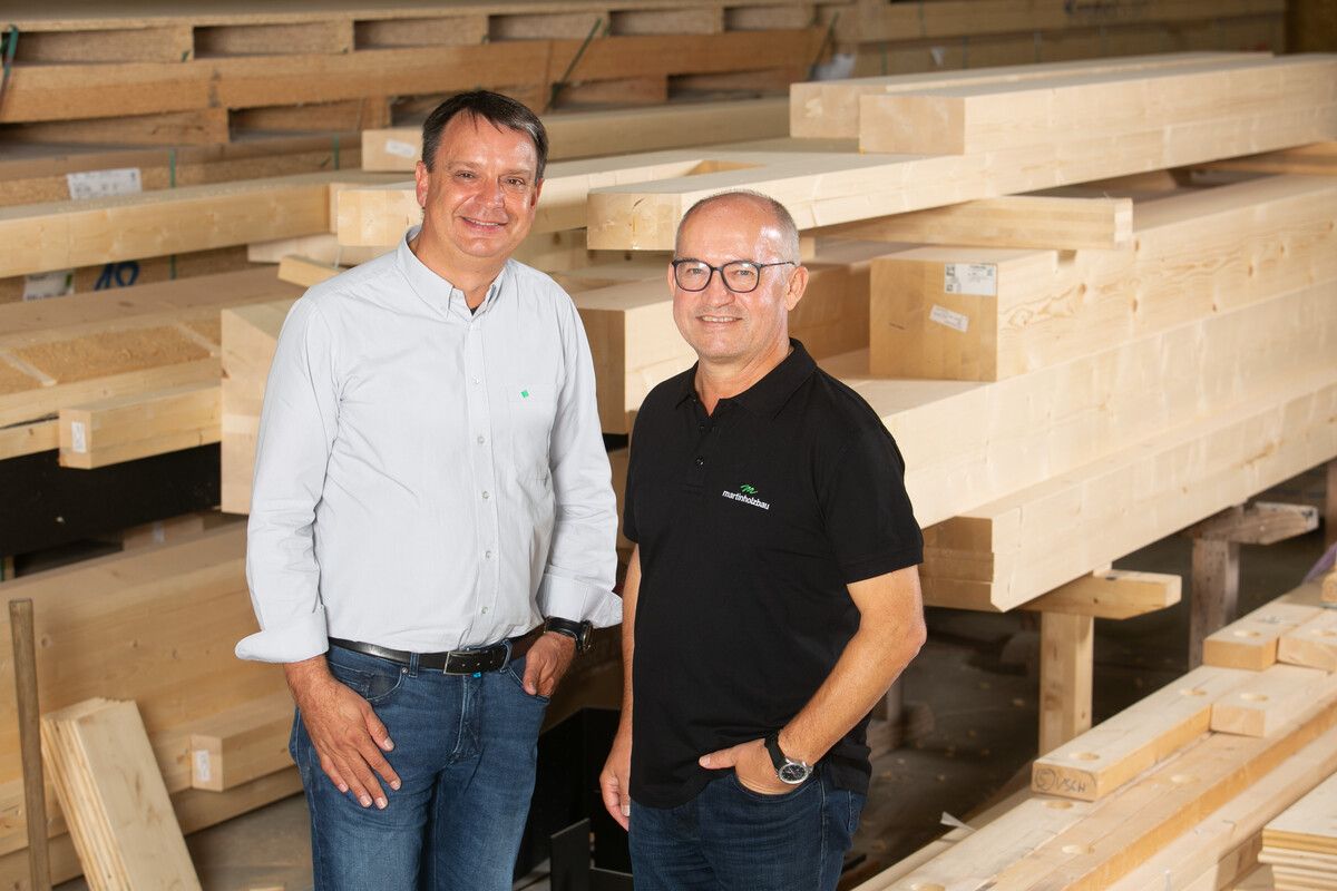 Die beiden Geschäftsführer Gerhard Martin (r.) und Philipp Tomaselli freuen sich auf die gemeinsame Zukunft der beiden Unternehmen. D.mathis