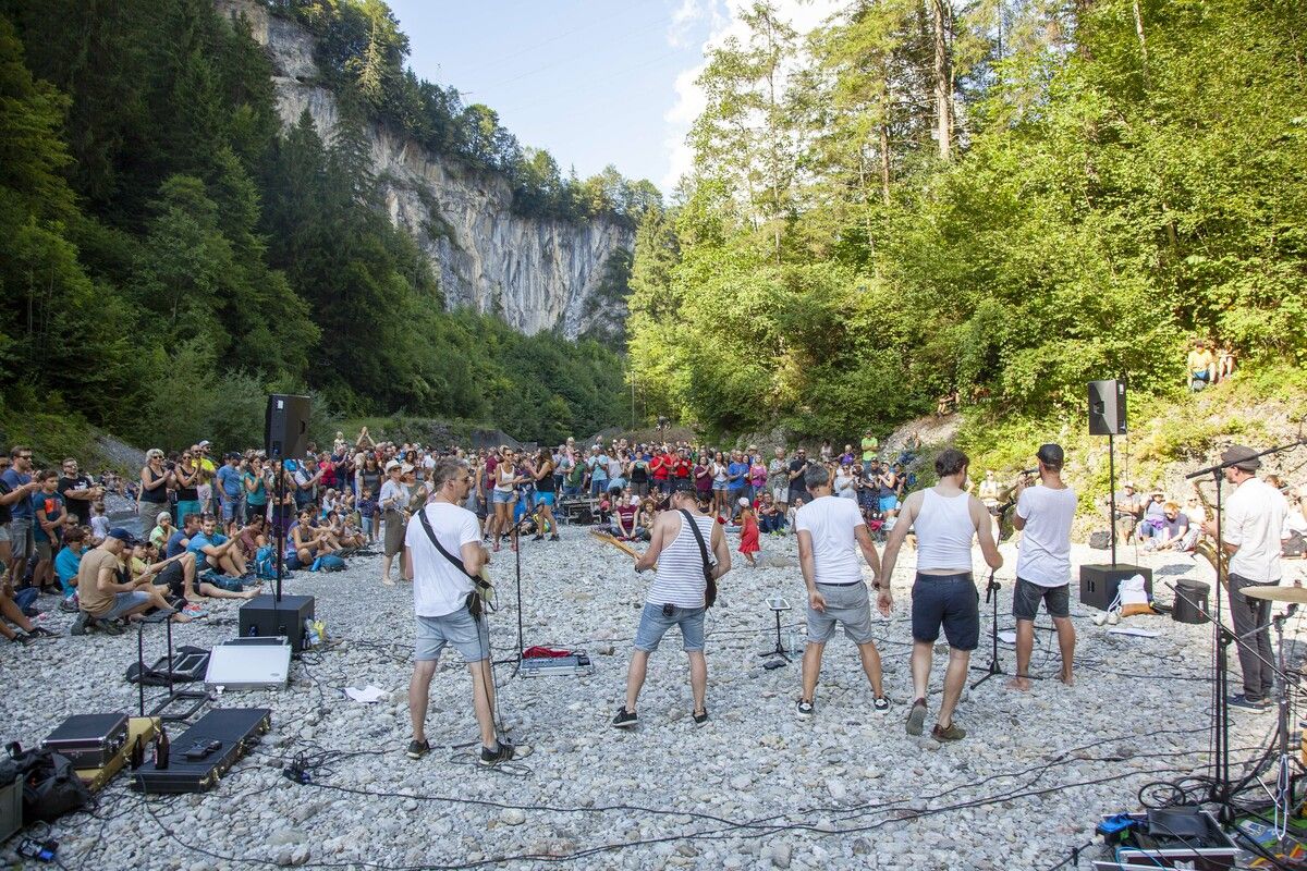 Die Bürser Schlucht verwandelt sich am Wochenende in eine Bühne für Musik.meznar