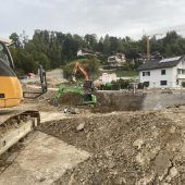 Früher Doppelmayr-Sitz, morgen wieder ein Dorf