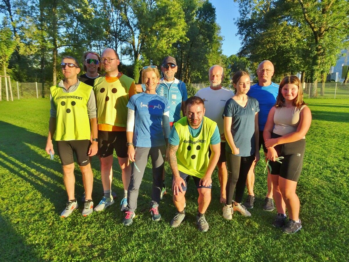 Die Laufgruppe des Vorarlberger Blindensportclubs freut sich jederzeit über Zuwachs. cth (3)
