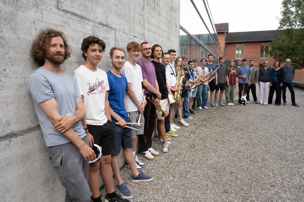 Die Musiker des Jazzorchesters Vorarlberg stammen teils aus Hohenems.