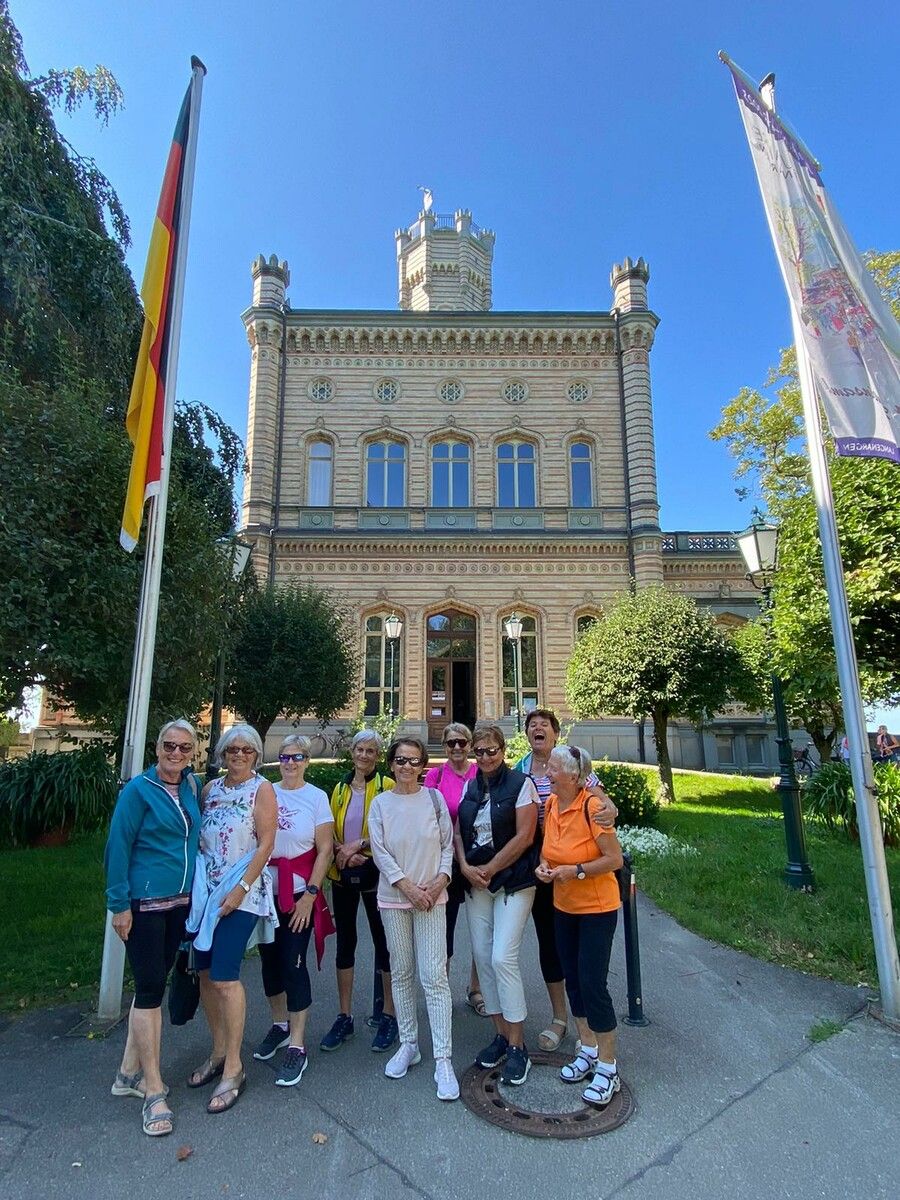 Die Wolfurter Kneippianerinnen fuhren zum Radsommer-Abschluss nach Langenargen.KAC Wolfurt