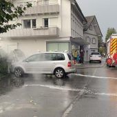 Feuer im Motorraum