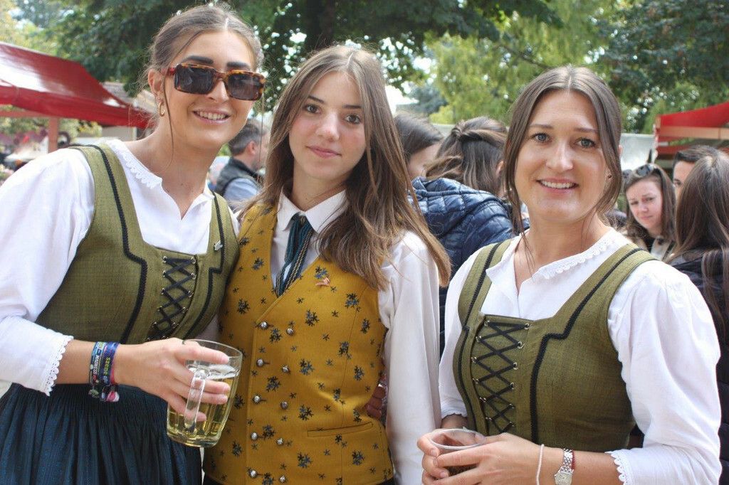 Hannah, Eva und Michaela von der Bürgermusik Klaus.