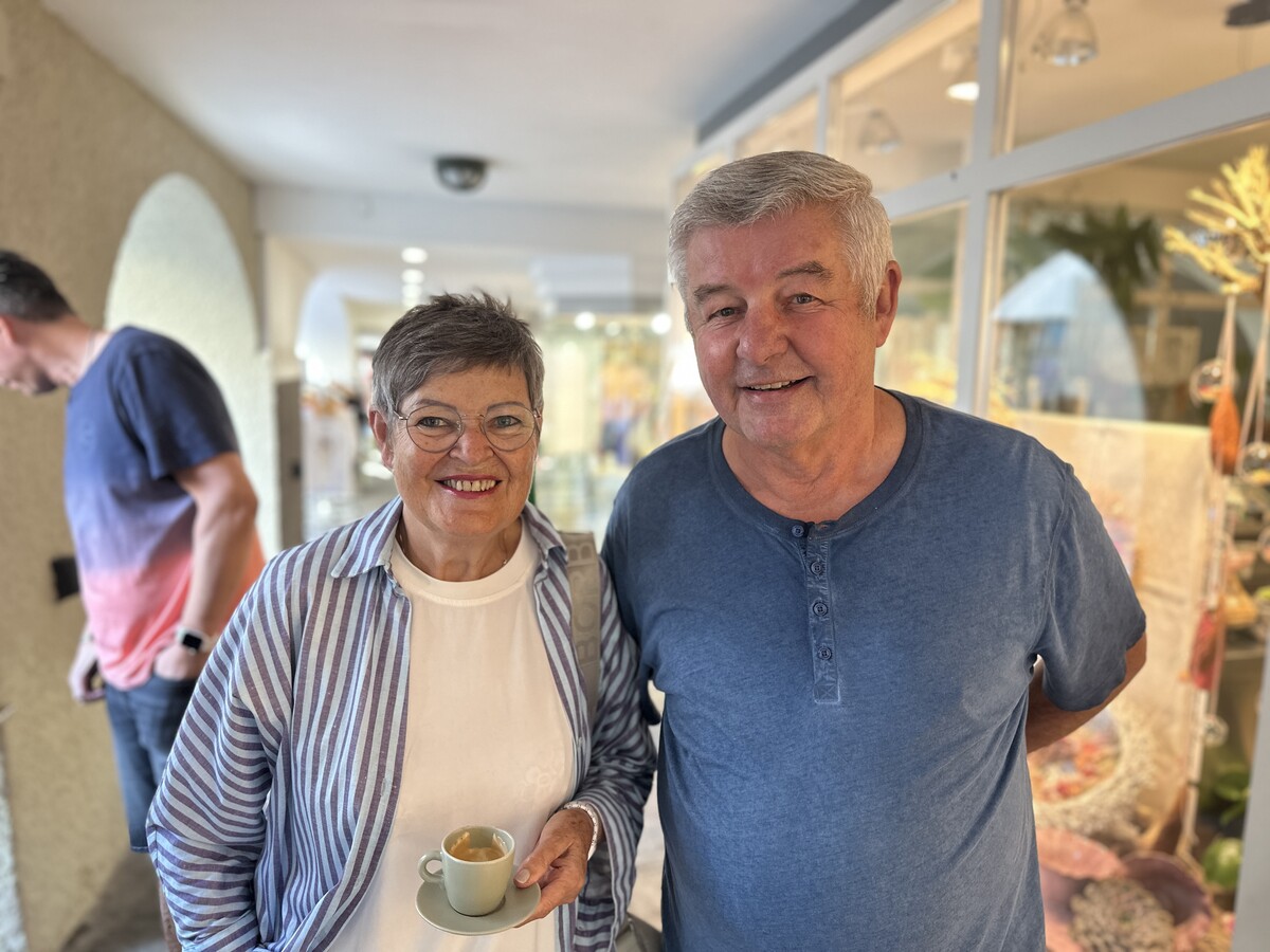Heidi und Paul Katzenmayer waren ebenfalls bei der Eröffnung dabei.