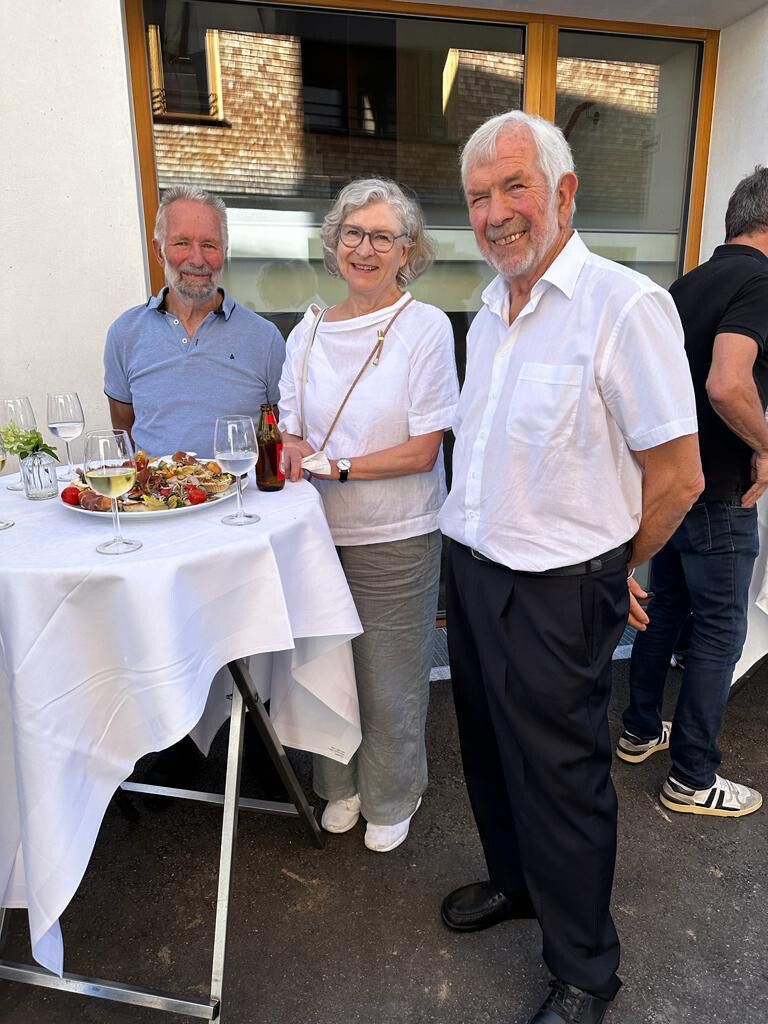 Hubert Hartmann, Karin Fussenegger und Karl Hartmann.