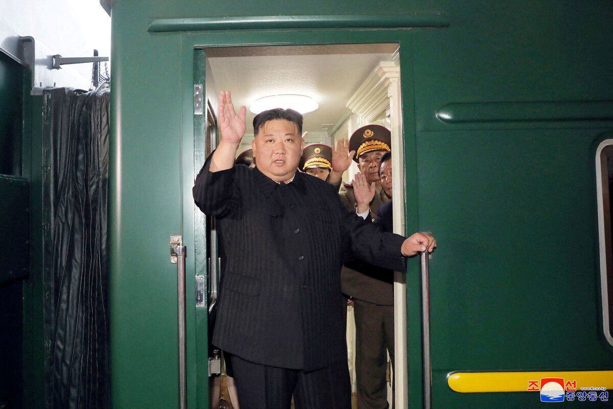 Kim hat mit seinem Zug bereits erste Termine in Russland absolviert. Reuters