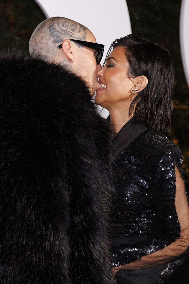 Kourtney Kardashian und Travis Barker haben 2022 geheiratet. AP