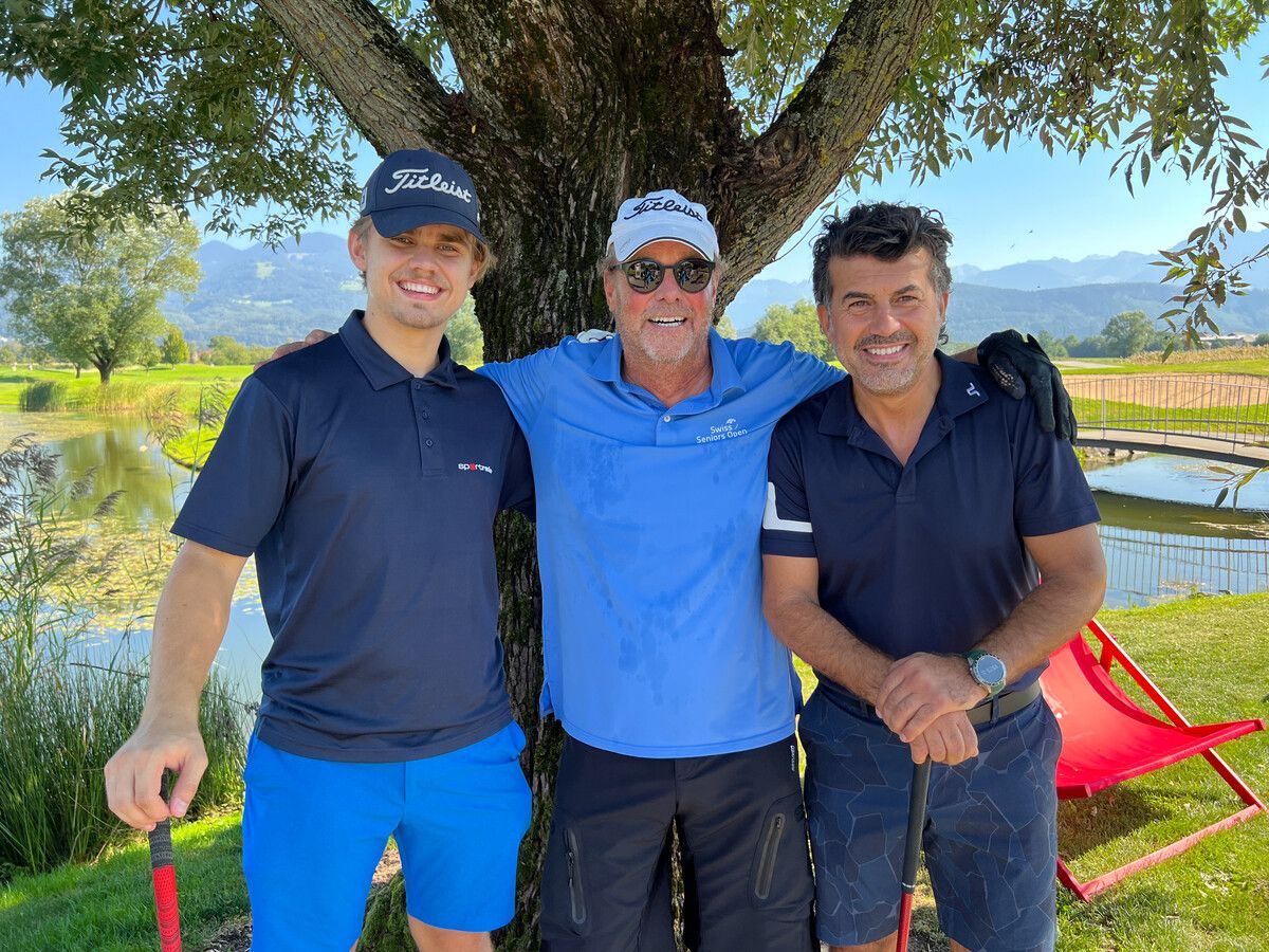 Lucas Koerl, Wolfgang Burger und Mike Galeli spielten im gemeinsamen Flight.