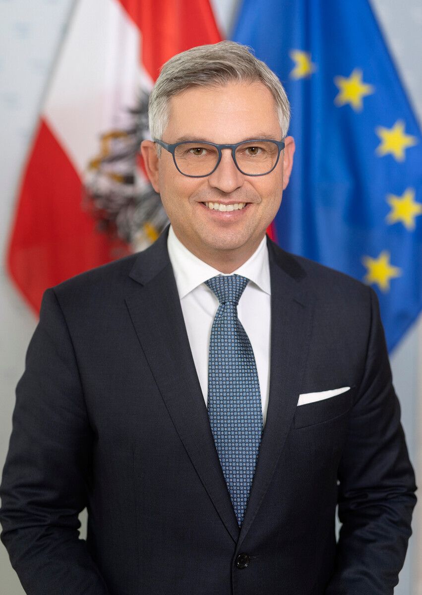 Finanzminister Magnus Brunner: Trend zeigt nach unten. BMF