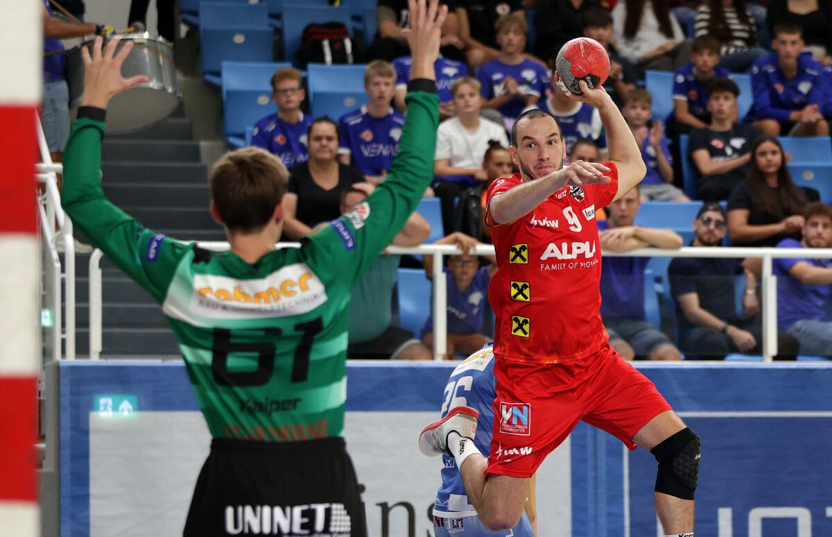 Neuzugang Ante Tokic erzielte beim Ligastart in Graz zehn Tore.GEPA