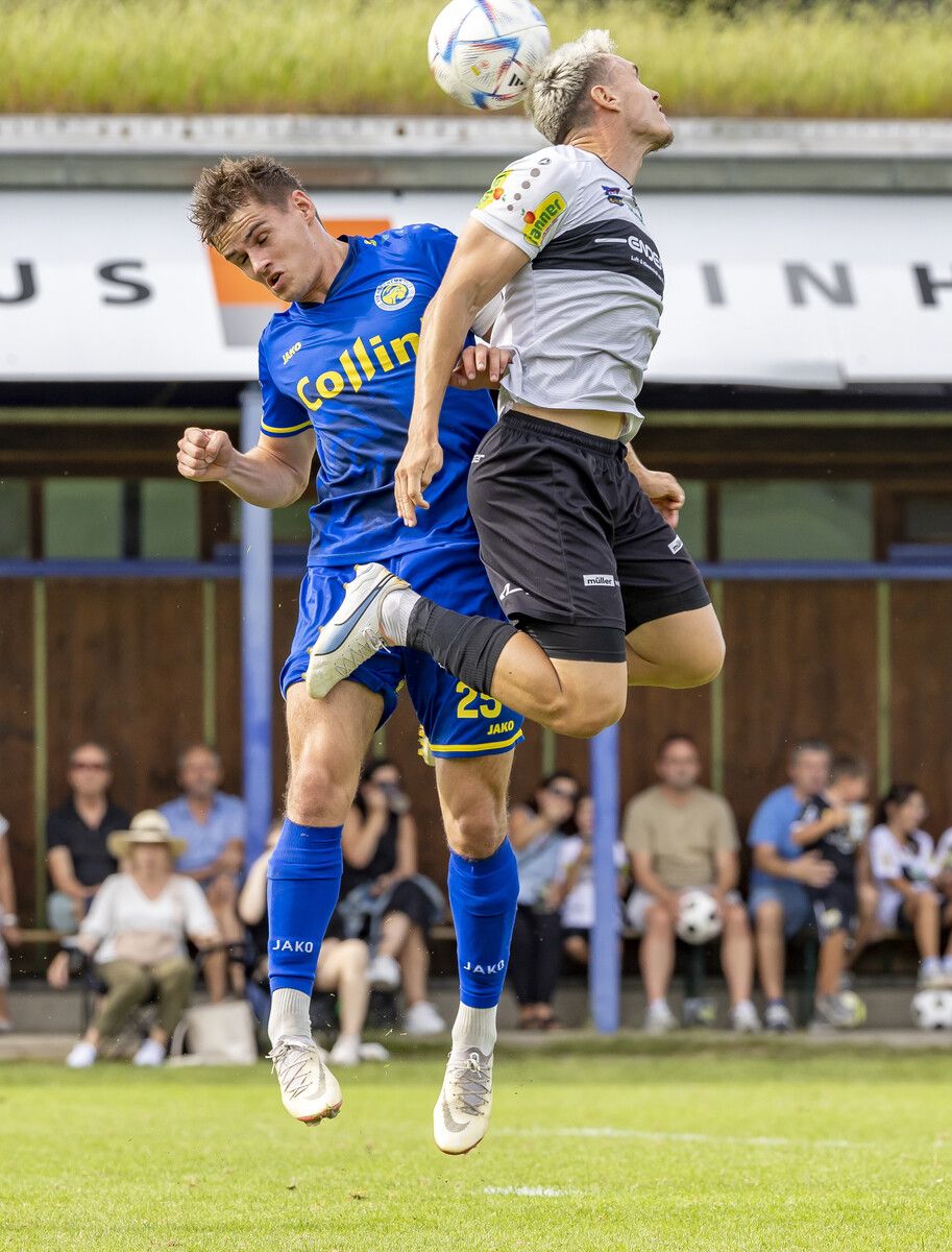 Packende Duelle und acht Tore beim Duell zwischen Altachs Juniors und VfB Hohenems.Paulitsch
