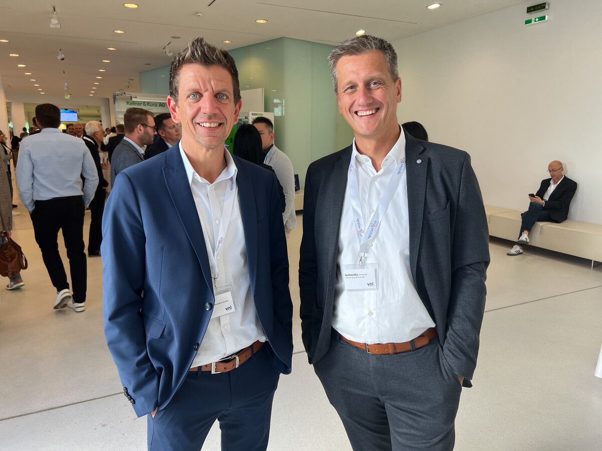 Peter Spalt und Alexander Jankovsky kamen zum Forum.