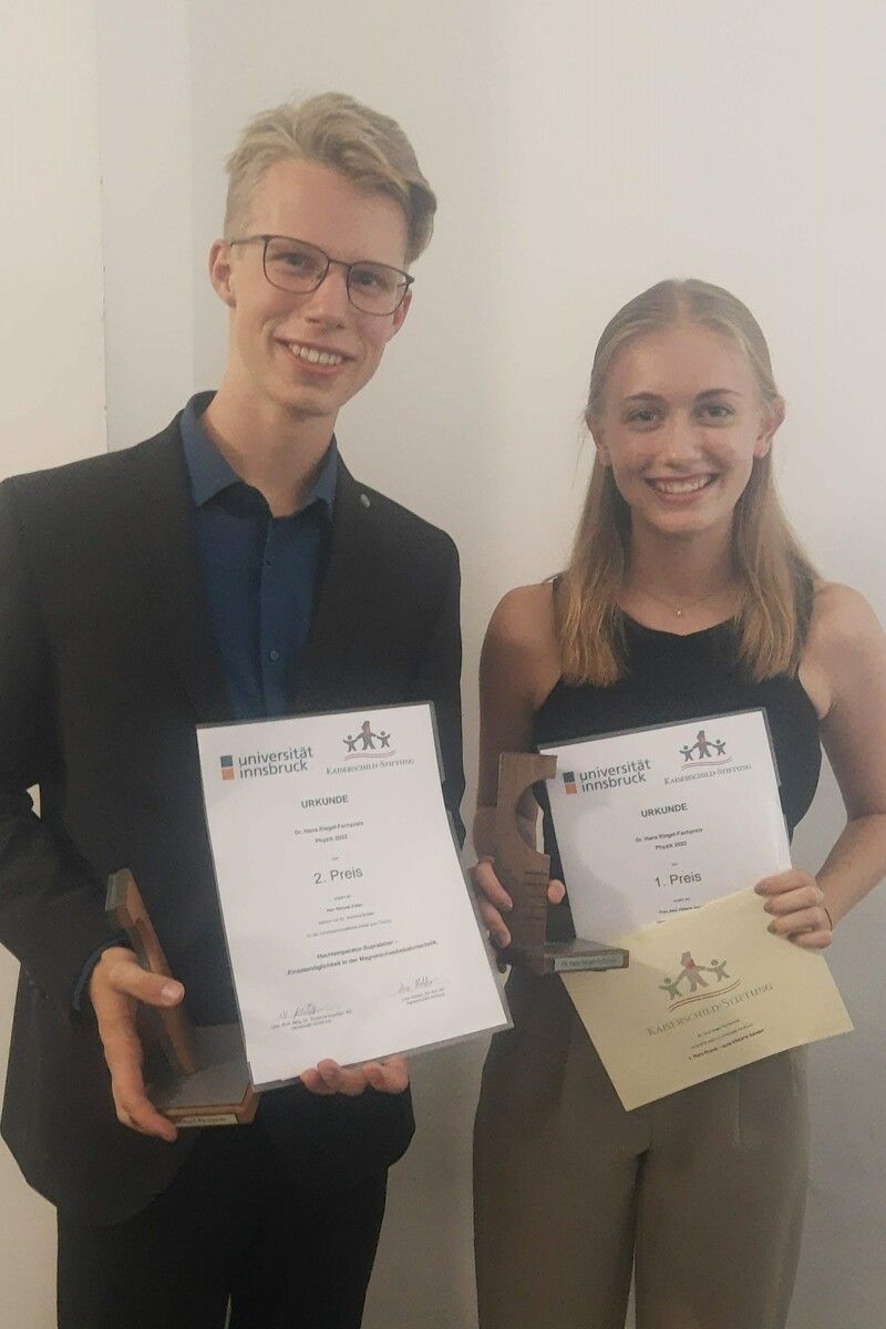 Samuel Zoller und Jana Xander.