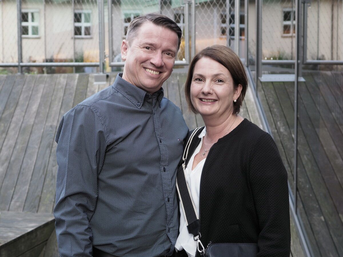 Unter den Gästen: Barbara und Karl Gamper (Rauch Fruchtsäfte).