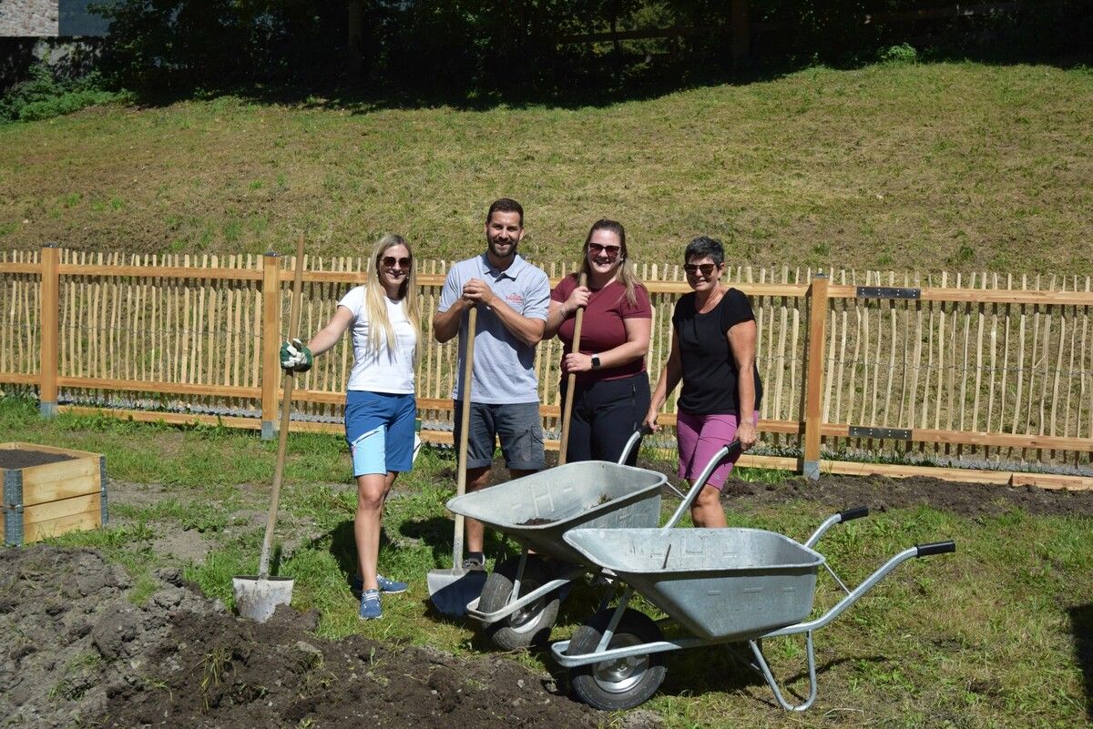 V.l.: Perrine Getzner, Simon Tschann, Sandra Milosavac und Silke Wachter.  stadt bludenz