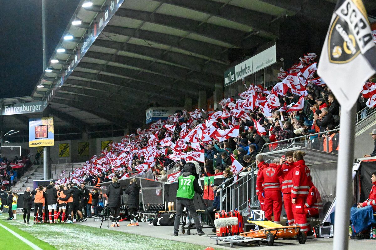 4800 Zuschauer sorgten in Altach für eine tolle Kulisse und eine dem Länderspiel angemessene Atmosphäre.Gepa
