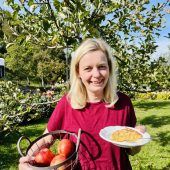 Ein einfacher herbstlicher Apfelkuchen