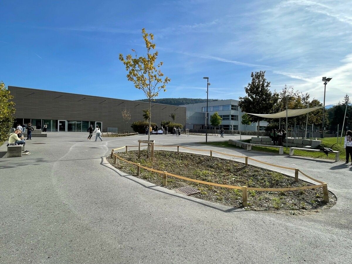 An der Mittelschule Oberau wurde der erste Regengartens der Region eröffnet. Das Projekt trägt zur Verbesserung der Lebensqualität am Schulhof bei und fördert die Umwelt.vn-he