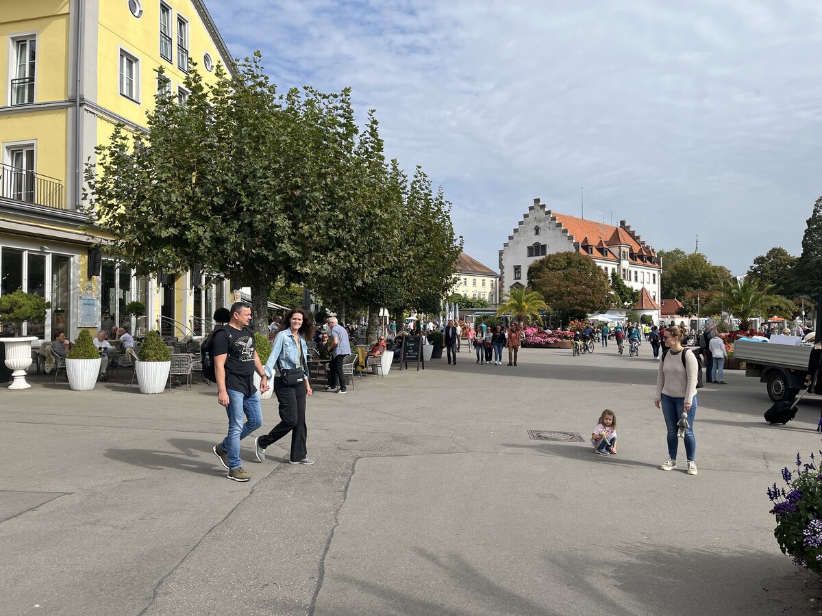 An der Promenade war viel los.
