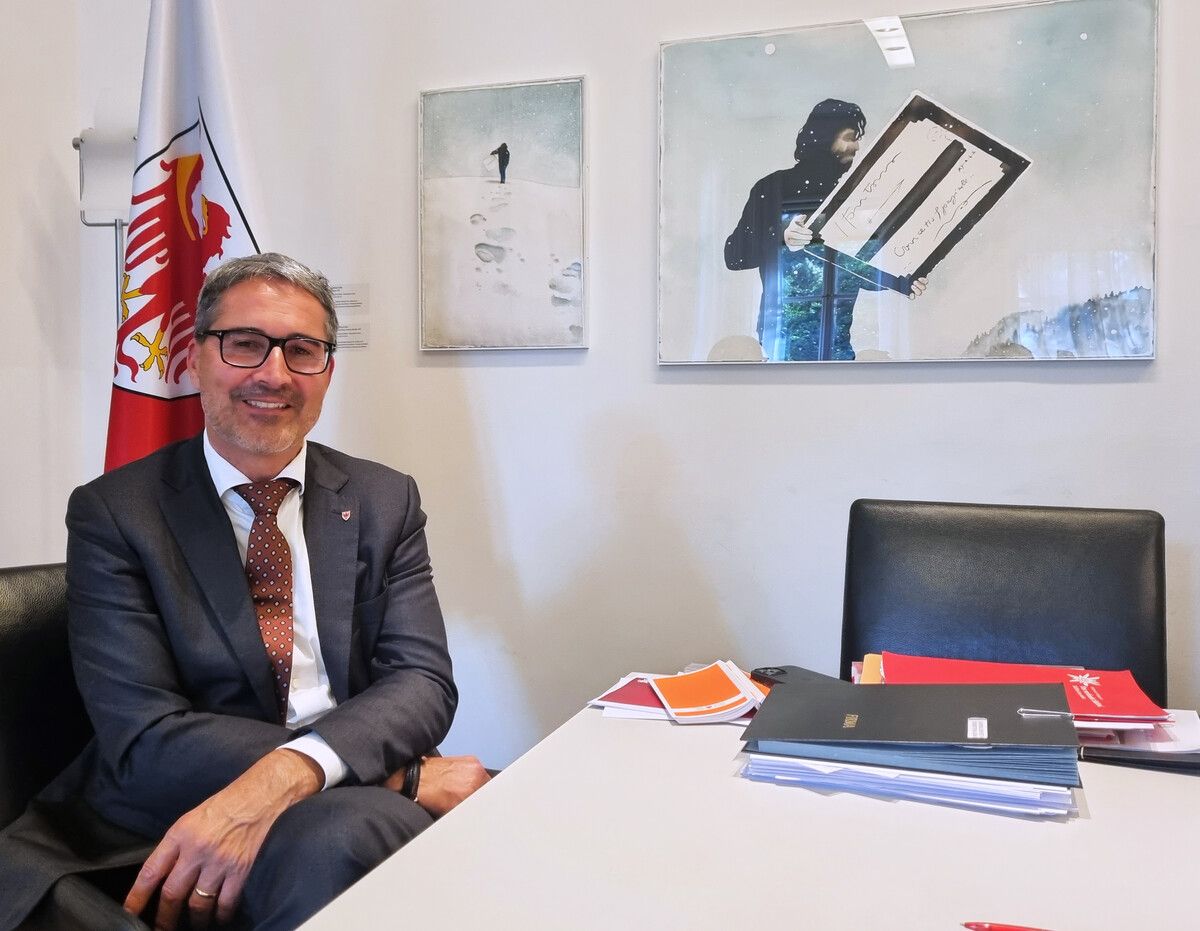 LH Kompatscher gab sich im Vorfeld der Wahl betont gelassen. APA