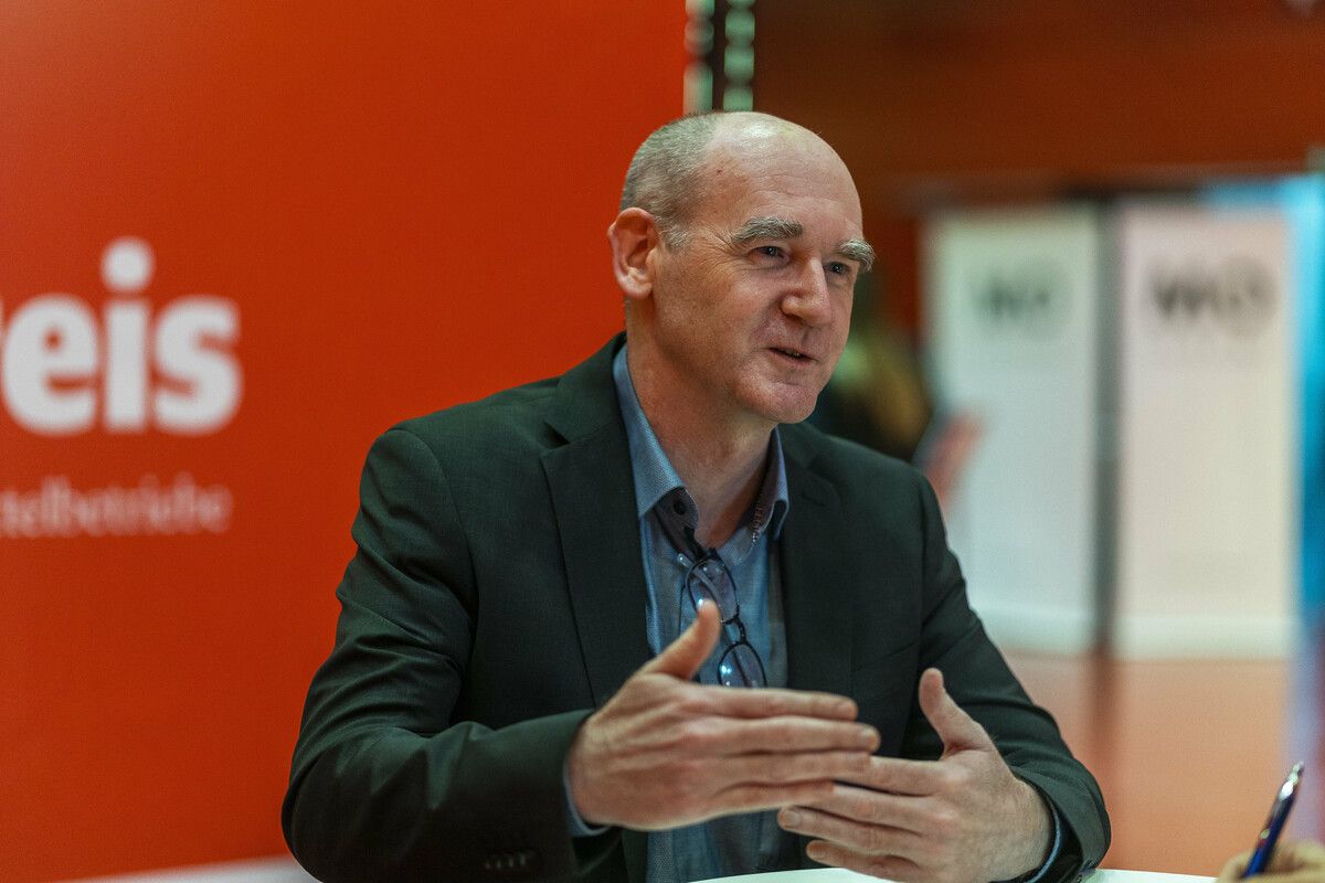 Bei seiner Rede beim KMU-Preis mahnte Thomas Oberholzner eine Bürokratie-Reform ein.VN/Paulitsch